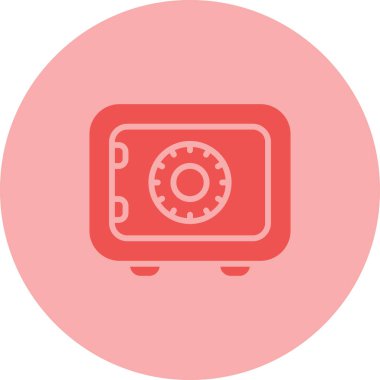 Güvenli vektör web simgesi illüstrasyonu