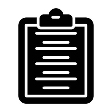 Yazı tahtası. Web simgesi basit illüstrasyon