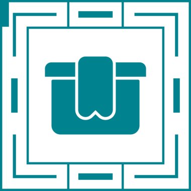 kutusu web simge vektör çizim 