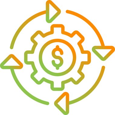 Basit illüstrasyon web simgesine mal olur