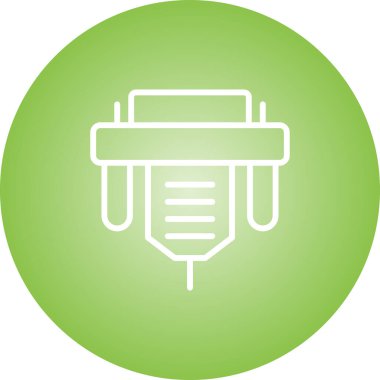 Kablo simgesi, vektör illüstrasyonunu göster