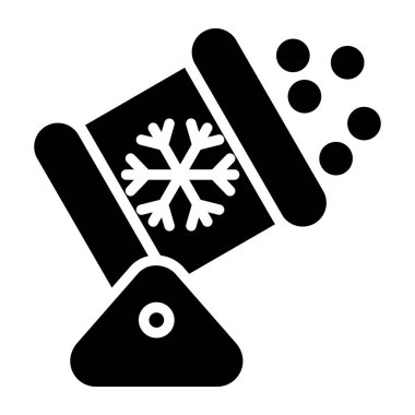 Kar Makinesi ikon vektör çizimi 