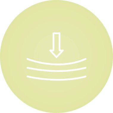  Rekabet baskısı simgesi. vektör illüstrasyonu