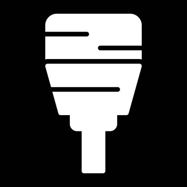 Kablo. Web simgesi basit illüstrasyon