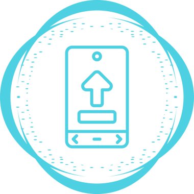 Web simge vektör çizim upload