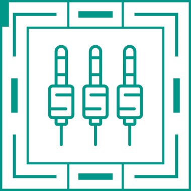 Video Kablo simgesi, basit biçim