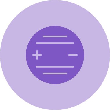 pil ağ simgesi, basit vektör illüstrasyonu