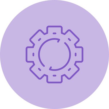 Yenile. Web simgesi basit illüstrasyon