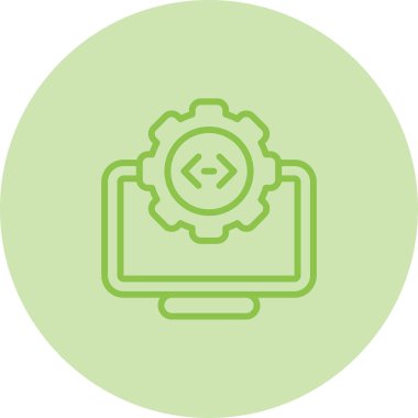 bilgisayar yazılım simgesi, vektör illüstrasyonu