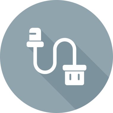 Cable Ferrule simgesinin vektör illüstrasyonu