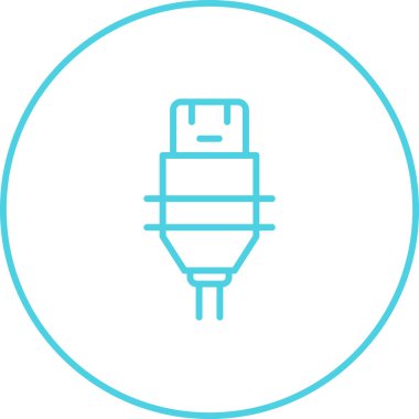 Fiş. Web basit simgesi illüstrasyonu