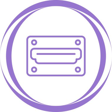 hdmi simgesi, web tasarımı için resimleme