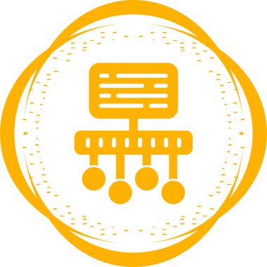 Zaman Çizgisi Web simgesi vektör çizimi