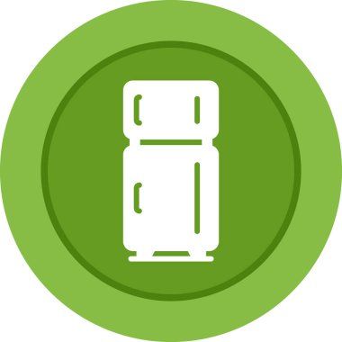 buzdolabı simgesi, vektör illüstrasyonu basit tasarım