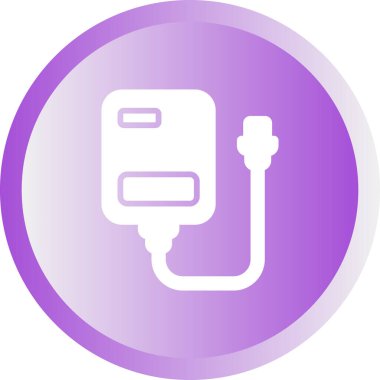 dış sabit sürücü simgesi, vektör çizim  