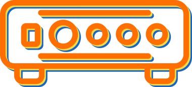 Ağ ikonu vektör illüstrasyonunu yükselt