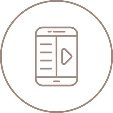 E-kitap okuyucu simgesi. Web simgesi basit illüstrasyon