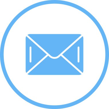 e- posta iletisi simgesi, vektör illüstrasyonu 