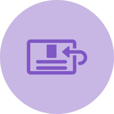 Ürün geri çağırma simgesi vektör illüstrasyonu 