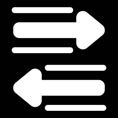 ok simgesi, vektör illüstrasyonu 