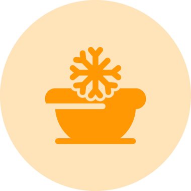 Çorba. Web simgesi basit tasarım