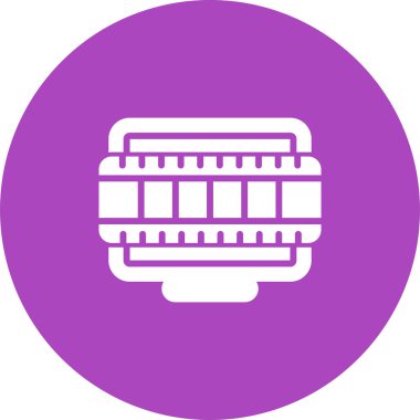 Masaüstü Bilgisayar Web simgesi vektör çizimi