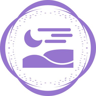 Valley Web simgesi vektör illüstrasyonu 