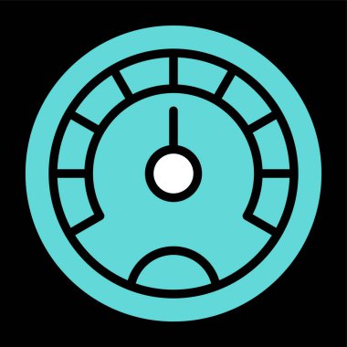 Performans web simgesinin vektör illüstrasyonu 