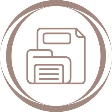 dizin simgesi, vektör illüstrasyonu basit tasarım