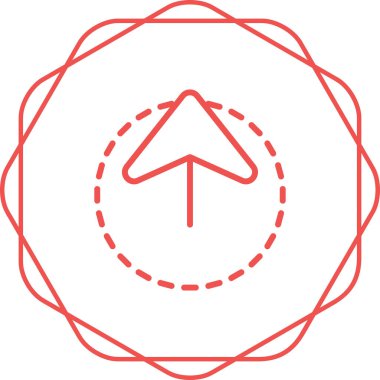 ok simgesi, vektör illüstrasyonu 