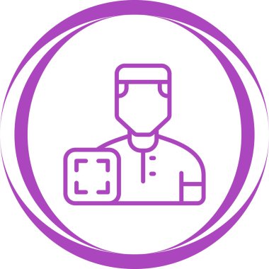 user icon, vector illustration simple design