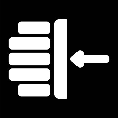 margin web simgesi, vektör illüstrasyon tasarımı 