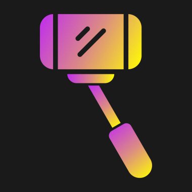 selfie çubuğu simgesi, web basit illüstrasyon