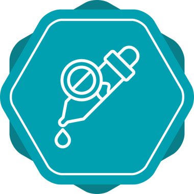 Engellenmiş Bırakıcı Simgesi, Beyaz Arkaplanda Vektör İllüstrasyonu 