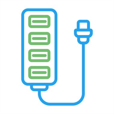 USB İnbot modern simgesinin vektör çizimi 