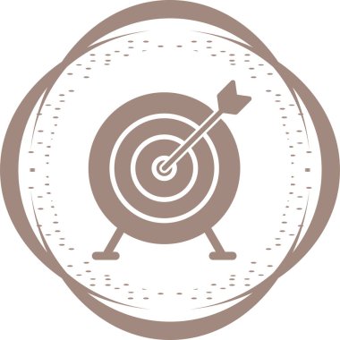 hedef ağ simgesi, vektör illüstrasyonu