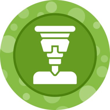 Kaya matkabı aracı simgesi, basit biçim