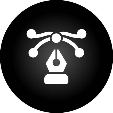 Arkaplanda basit vektör simgesi