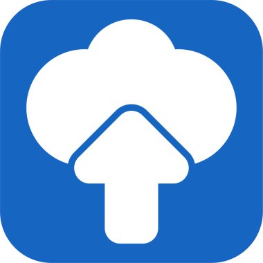 Bulut hesaplama simgesi vektör illüstrasyonu           