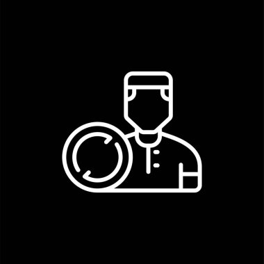 user icon, vector illustration simple design