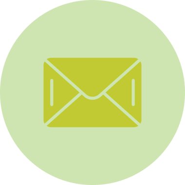 e- posta iletisi simgesi, vektör illüstrasyonu 