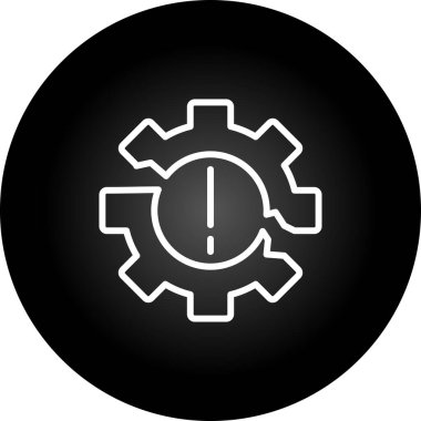 Operasyonel Çökme ikonu vektör çizimi