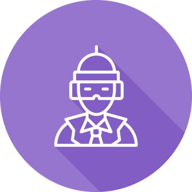 Hırsızlık simgesinin vektör illüstrasyonu