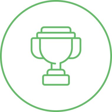 Kupa simge vektör çizim 