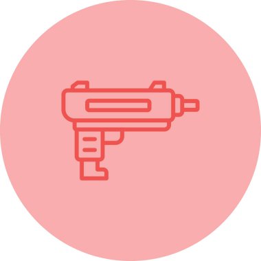 Silah simgesinin vektör illüstrasyonu 