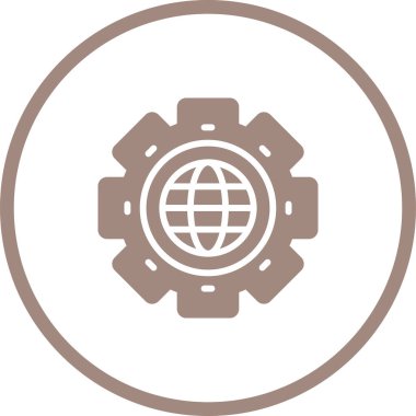 İnternet web simgesi, vektör tasarımı 