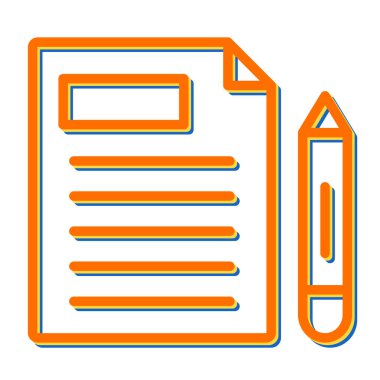 Düzenleyici Uyum simgesinin vektör illüstrasyonu