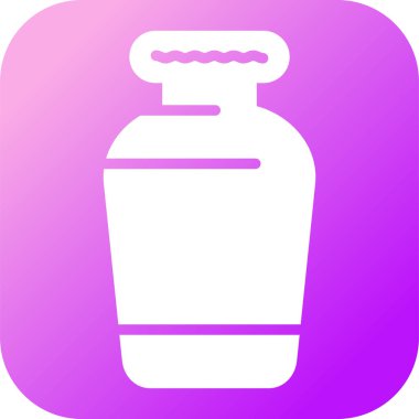 vazo simgesi, vektör illüstrasyonu basit tasarım