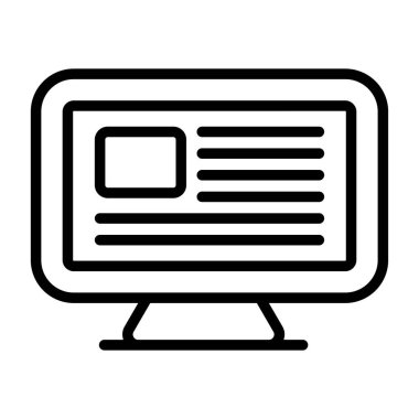 Bilgisayar web simge vektör çizim