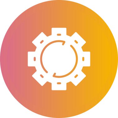 Yenile. Web simgesi basit illüstrasyon